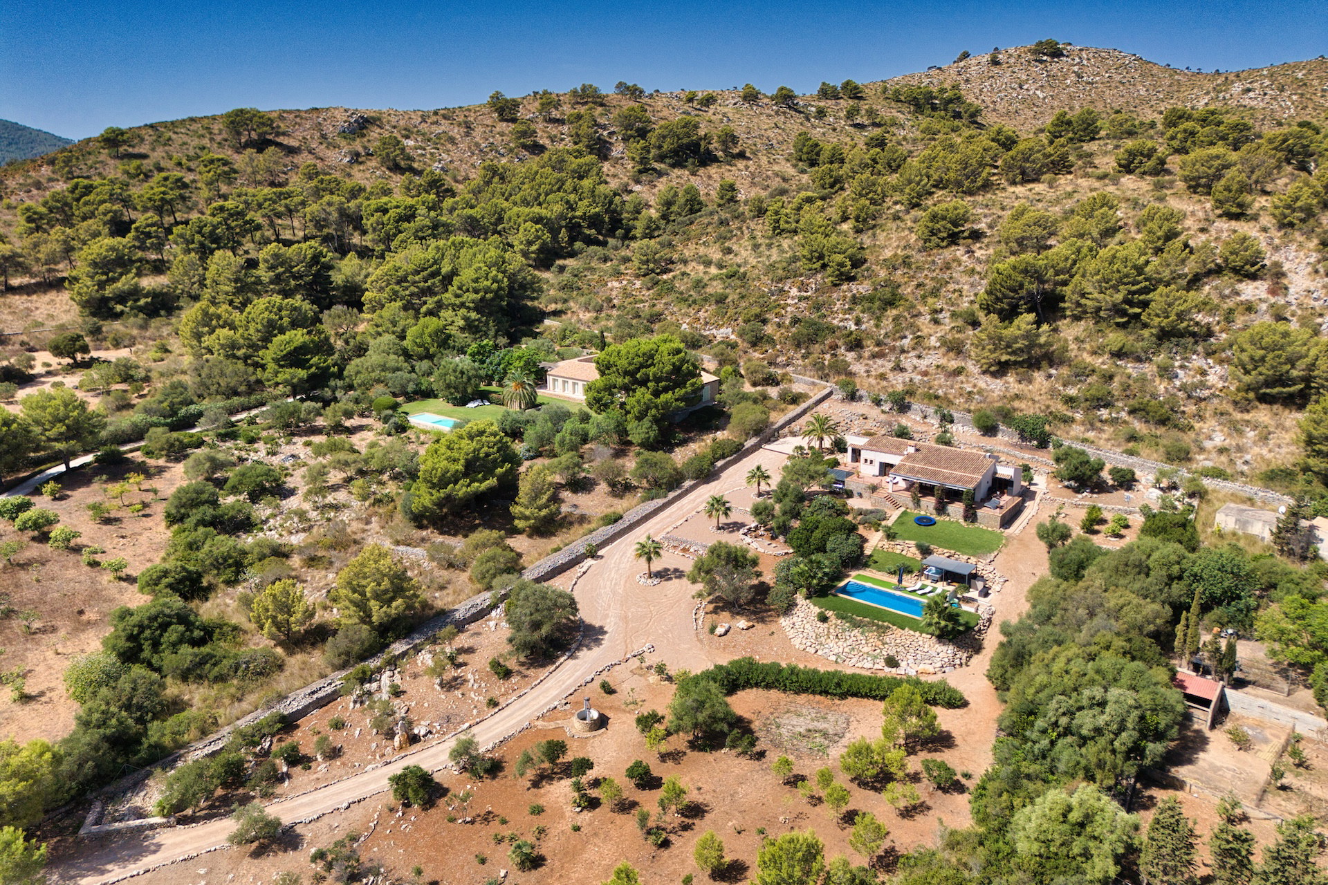 Mediterranean finca with sea view-12