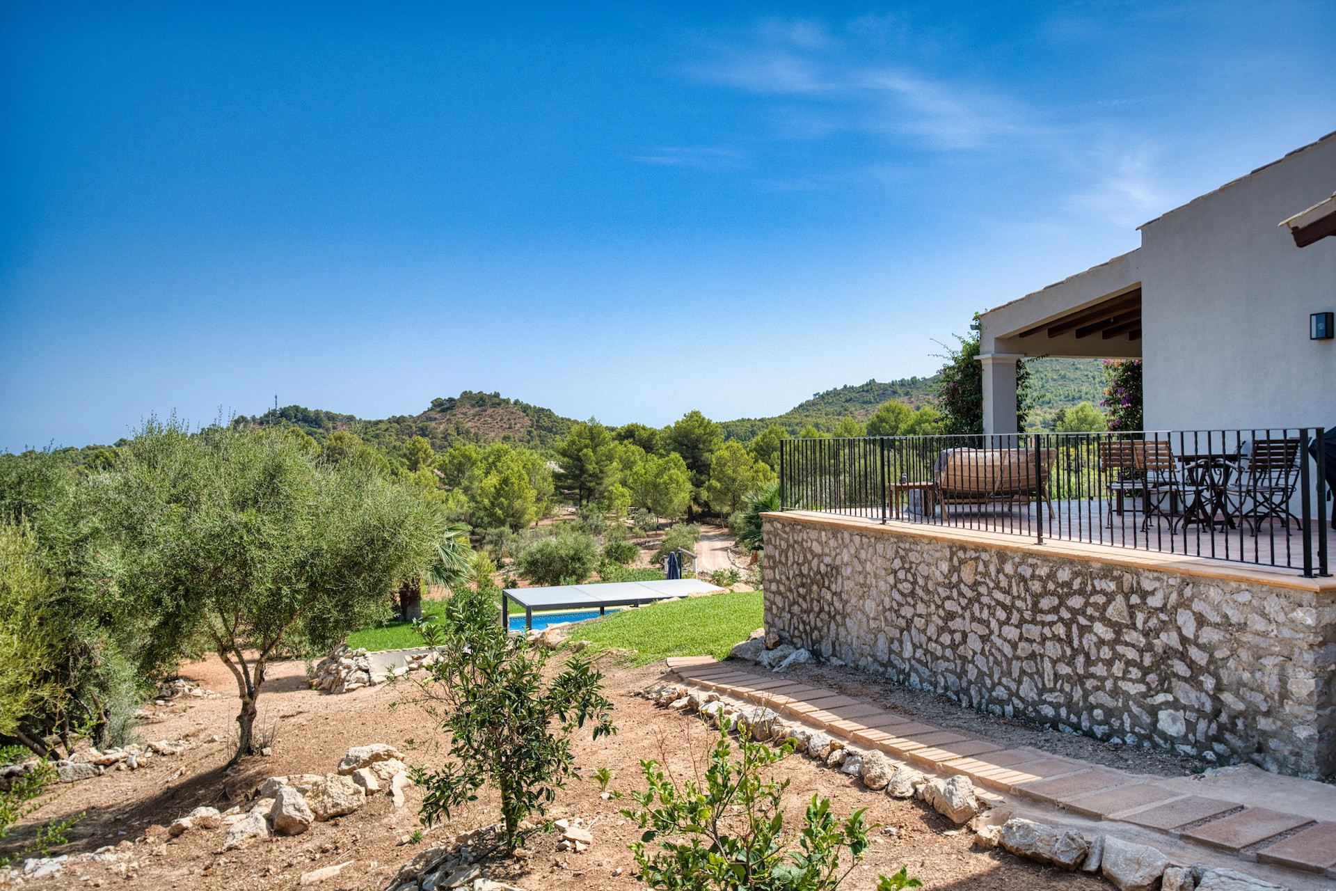 Mediterranean finca with sea view-11
