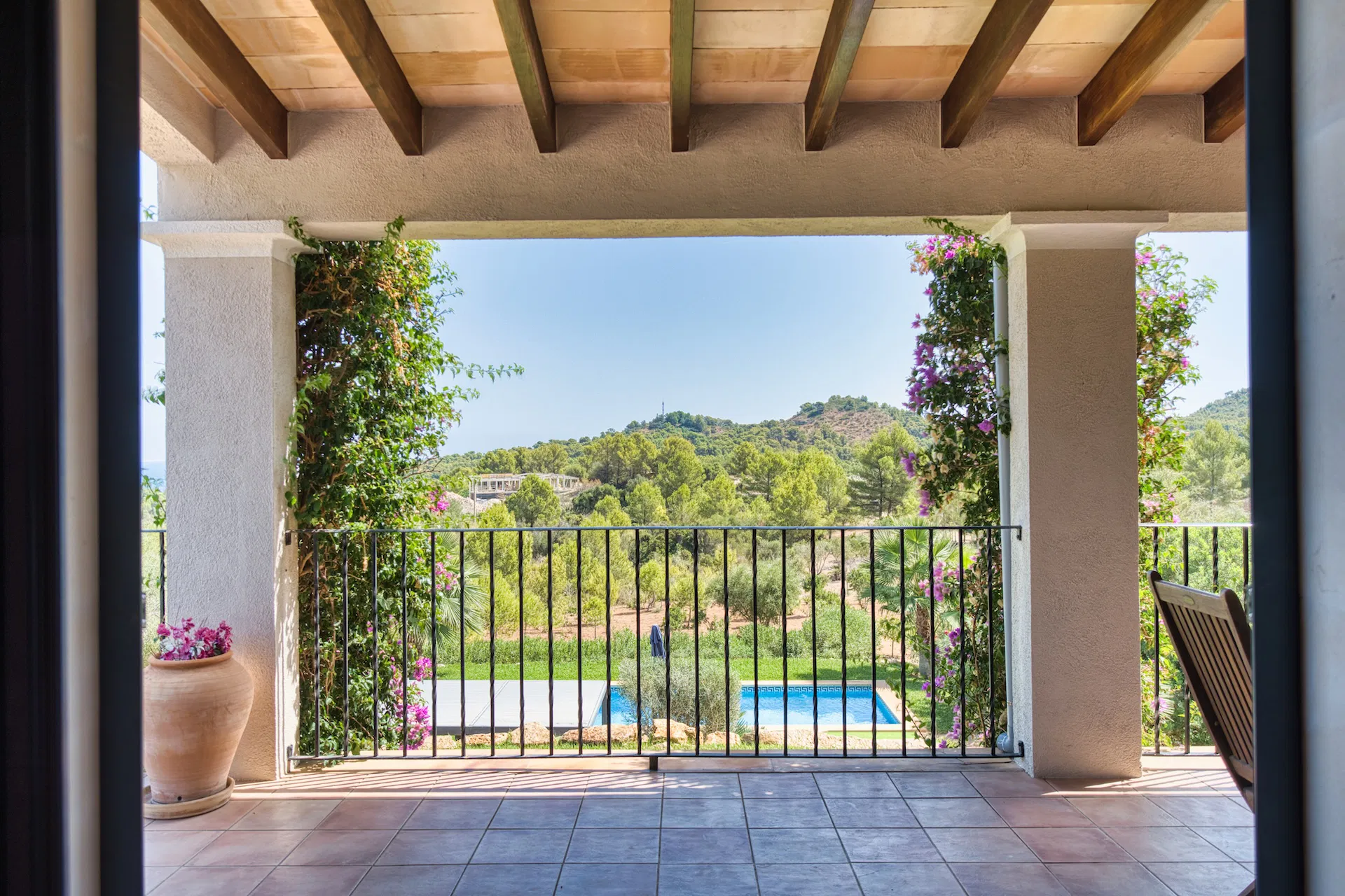 Mediterranean finca with sea view-4