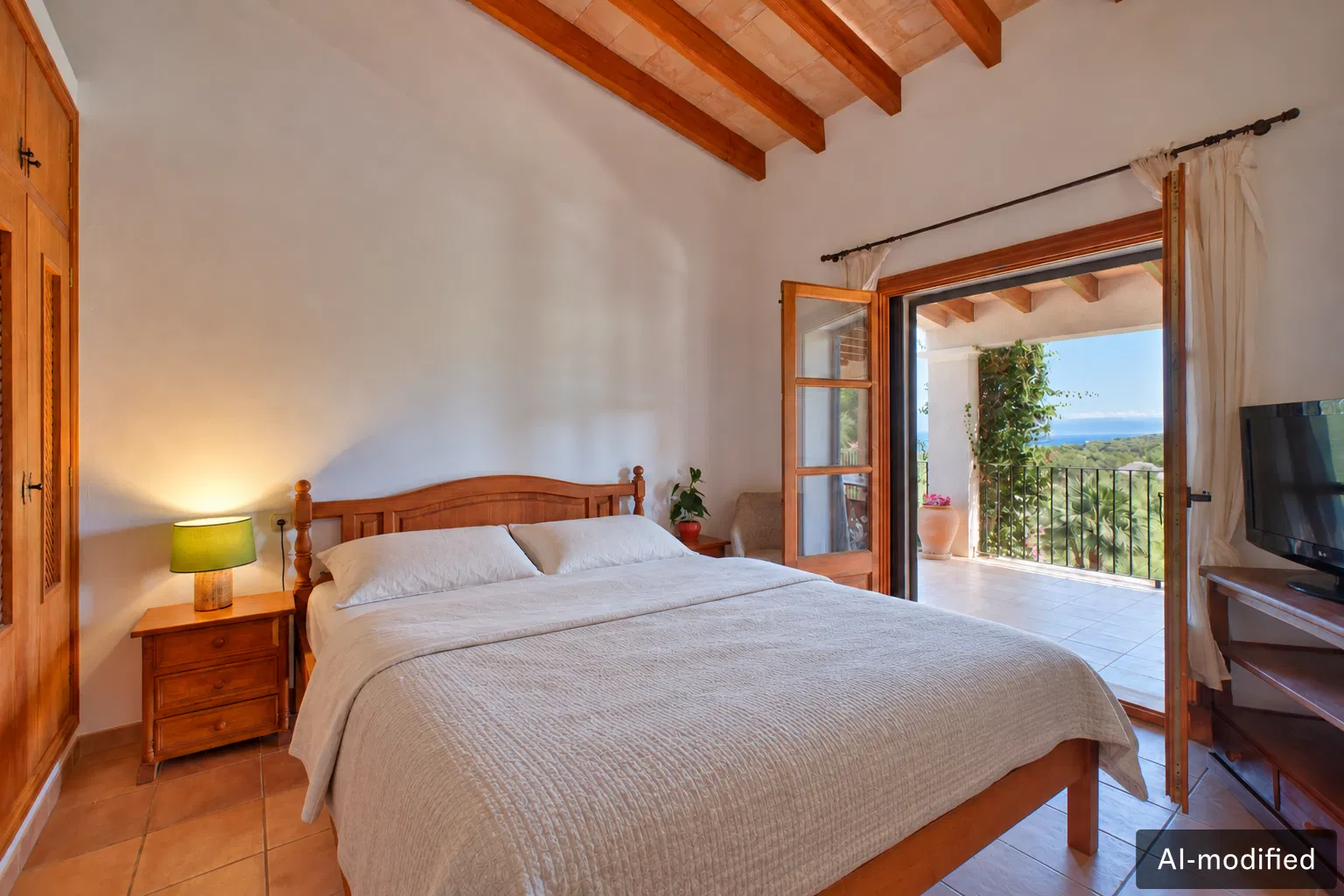 Mediterranean finca with sea view-9