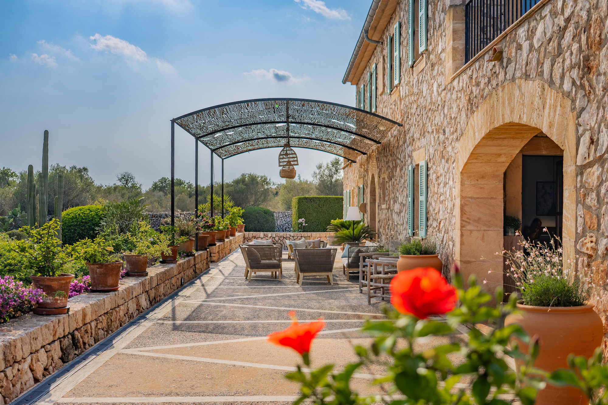 Charming natural stone finca with Mediterranean garden-5