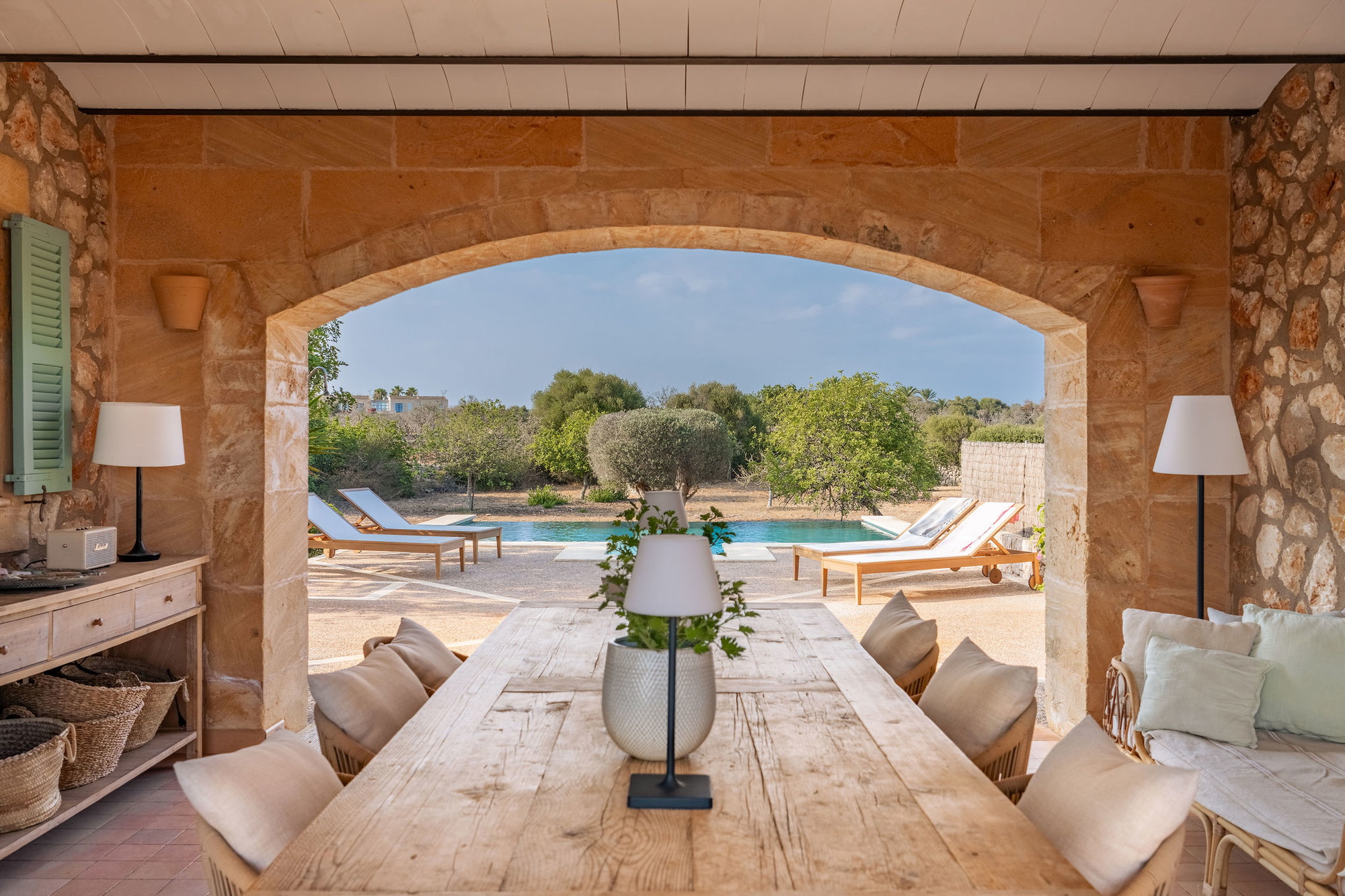 Charming natural stone finca with Mediterranean garden-10