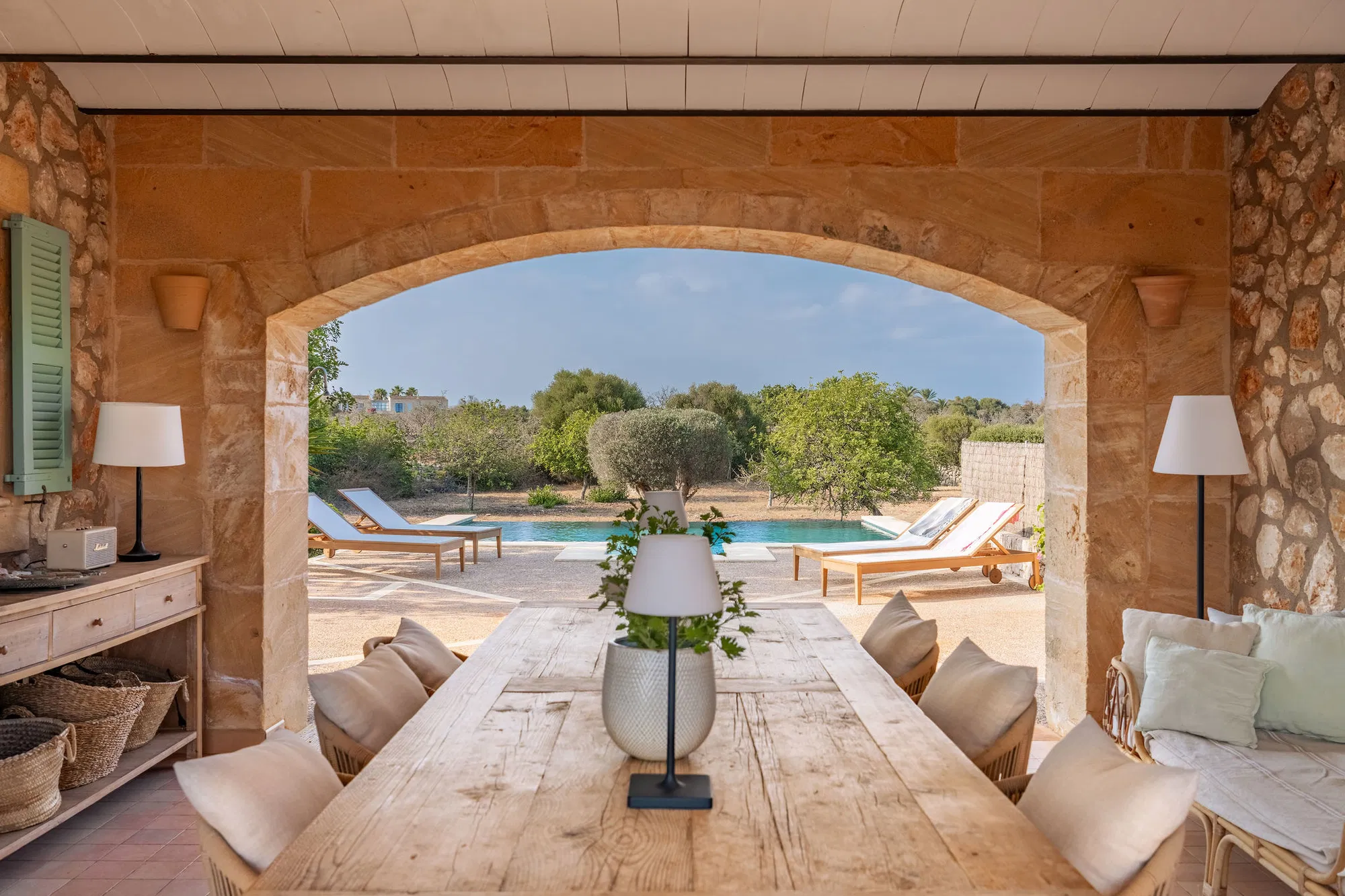 Charming natural stone finca with Mediterranean garden-10