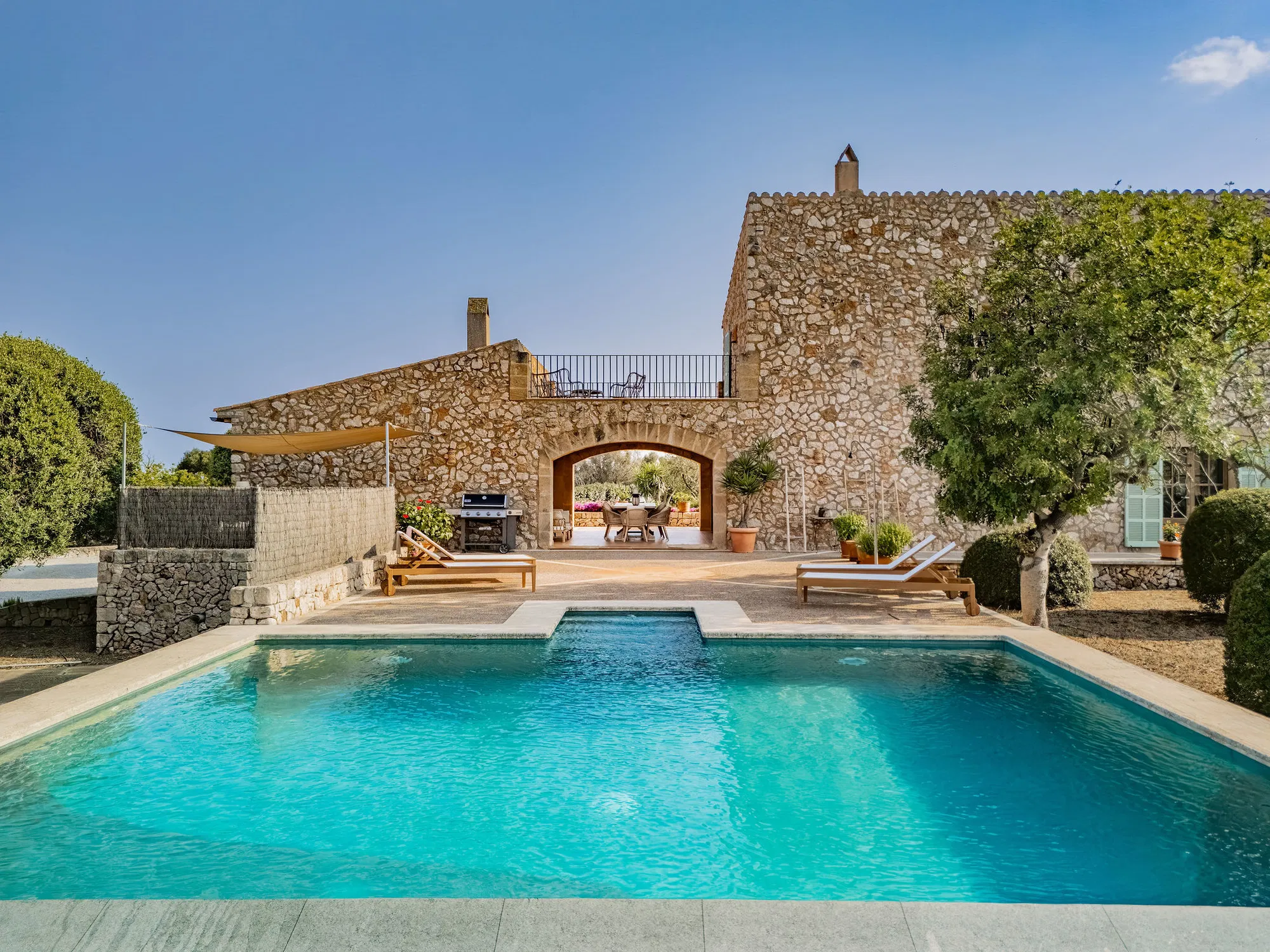 Charming natural stone finca with Mediterranean garden-2