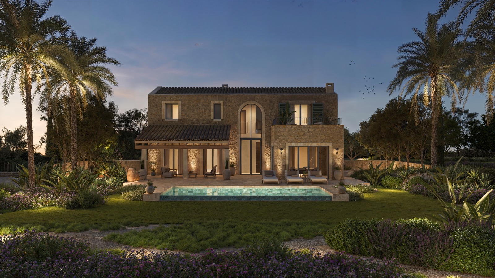 Building plot with project in Algaida-3