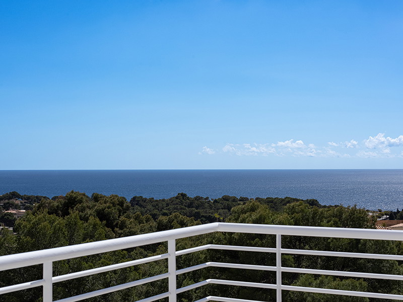 Unik penthouse med havudsigt i Bonanova-16