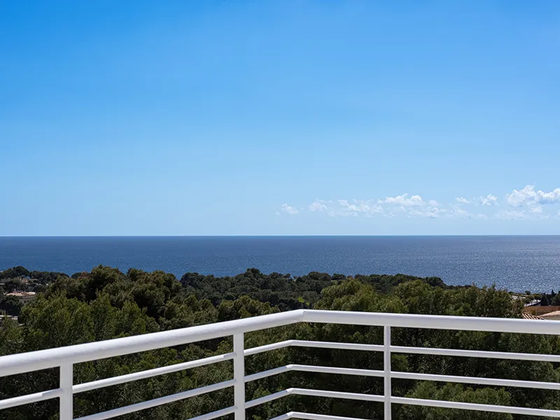 Attico unico con vista sul mare a Bonanova-12