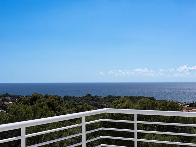 Unik penthouse med havudsigt i Bonanova-12