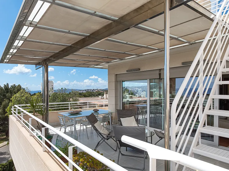 Unik takvåning med havsutsikt i Bonanova-10