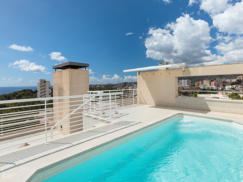Unik penthouse med havudsigt i Bonanova-15