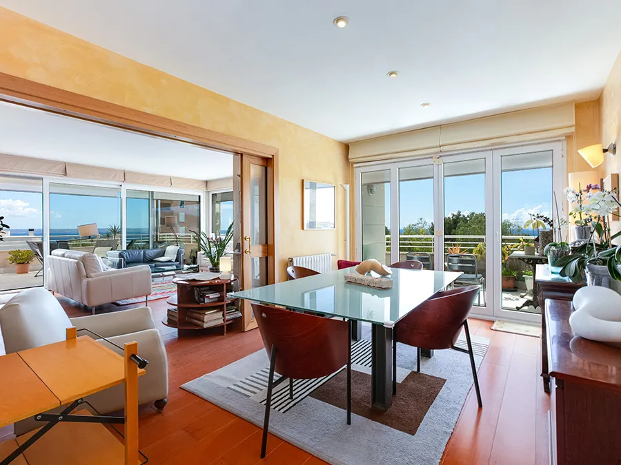 Unique penthouse with sea views in Bonanova-4