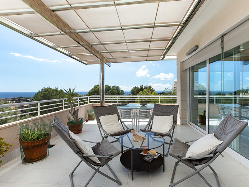 Unik penthouse med havudsigt i Bonanova-10