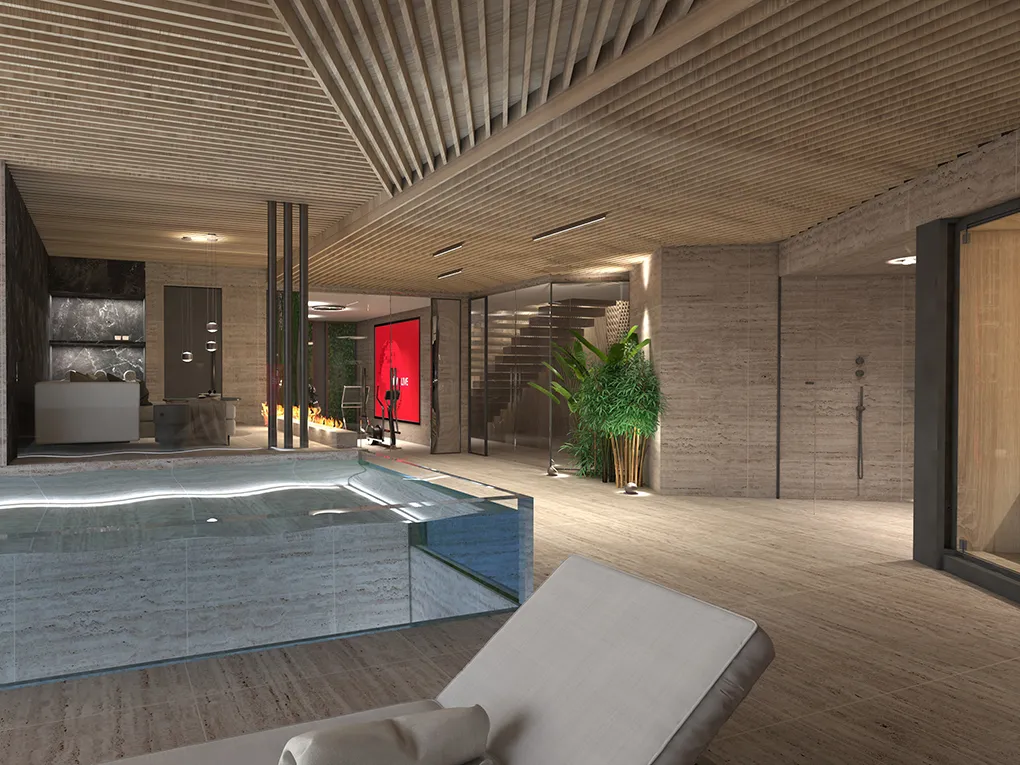 Eccezionale villa con vista mare in costruzione a Son Vida, Palma di Maiorca-13