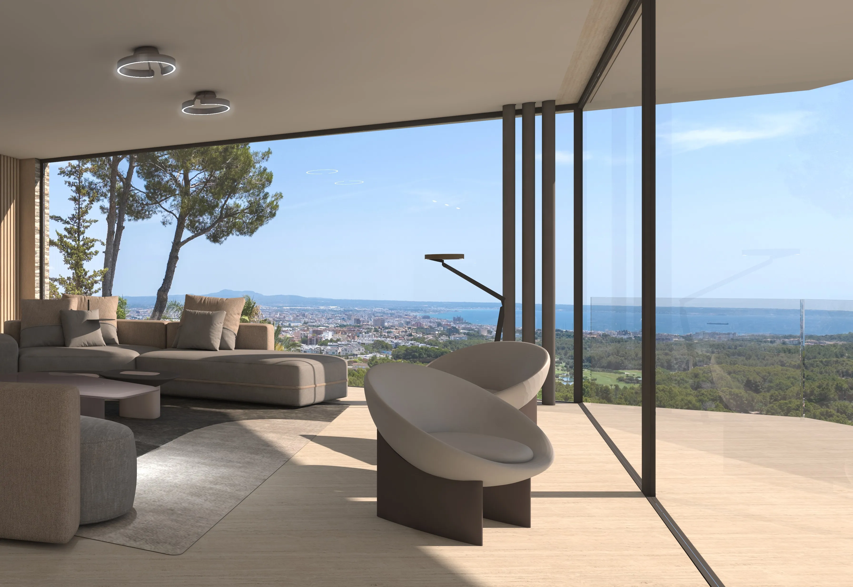 Eccezionale villa con vista mare in costruzione a Son Vida, Palma di Maiorca-19