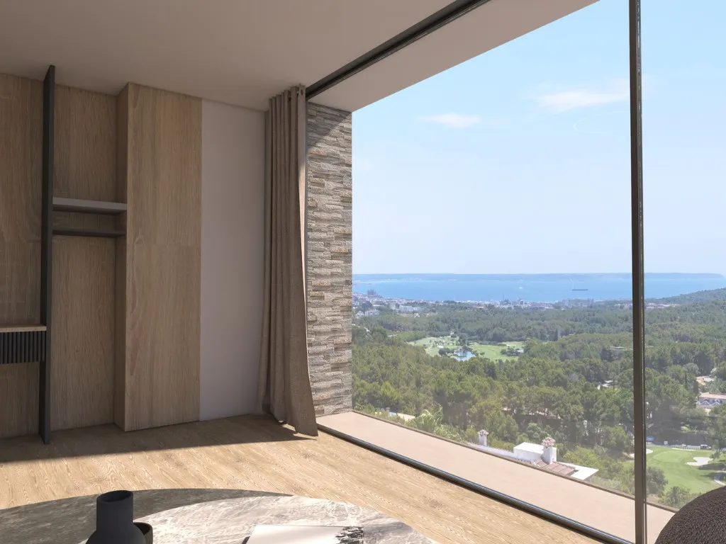 Eccezionale villa con vista mare in costruzione a Son Vida, Palma di Maiorca-21
