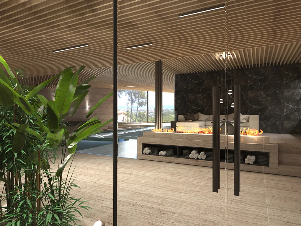 Eccezionale villa con vista mare in costruzione a Son Vida, Palma di Maiorca-11