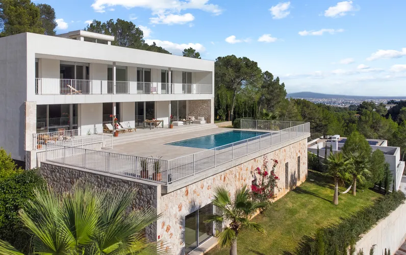 Luxury villa in Son Vida with stunning mountain views