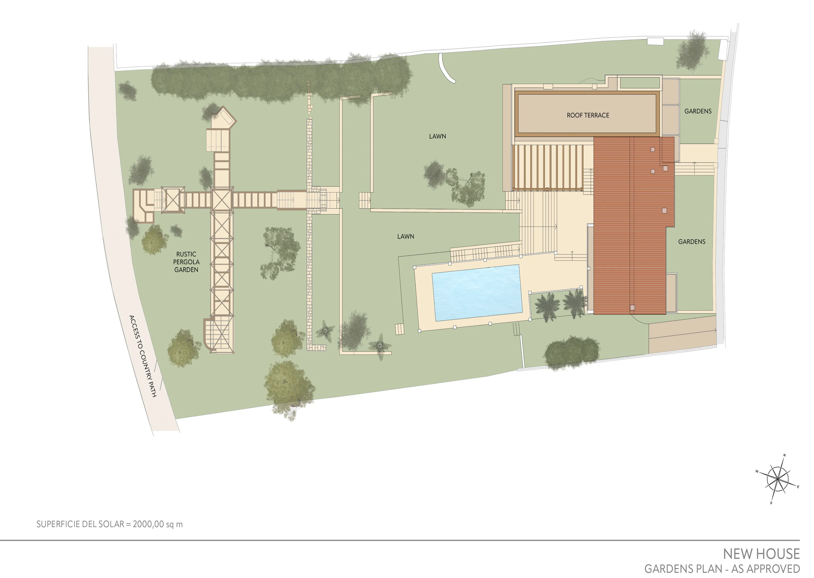 Villa med utsikt över hamnen och godkänt nybyggnadsprojekt-33