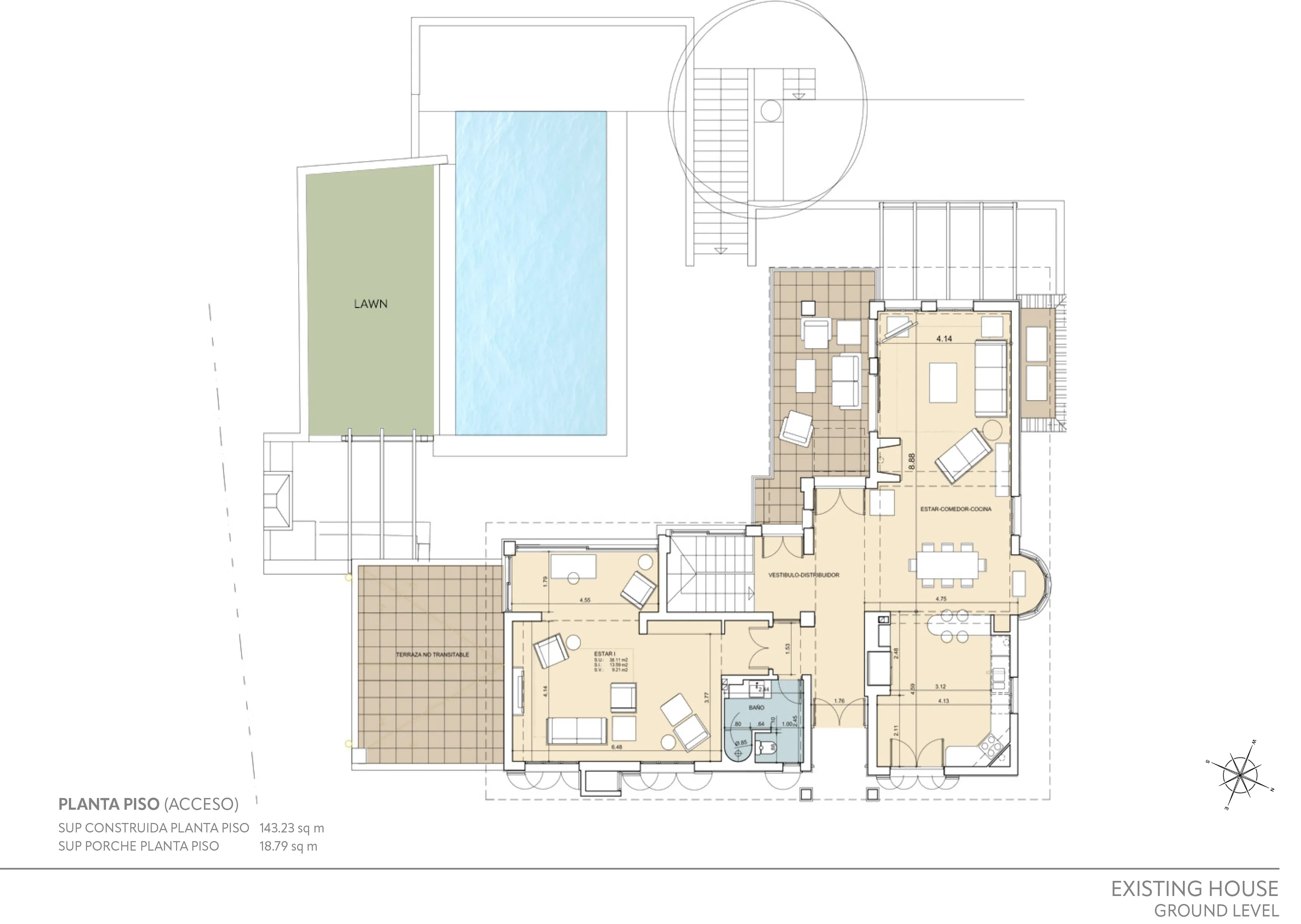 Vila amb vista al port i projecte aprovat per a un nou habitatge-38