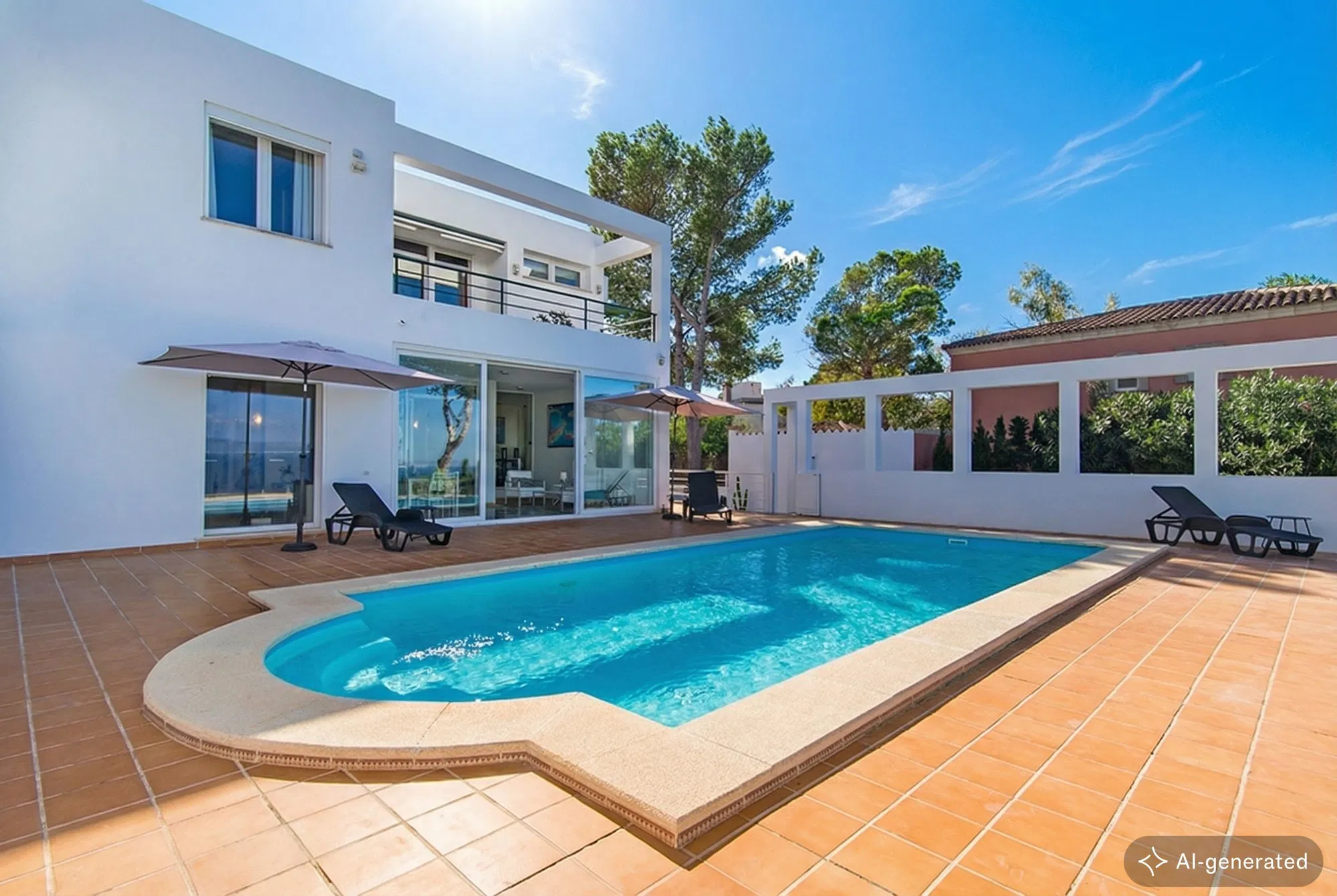 Modern frontline villa with vacation rental license-15