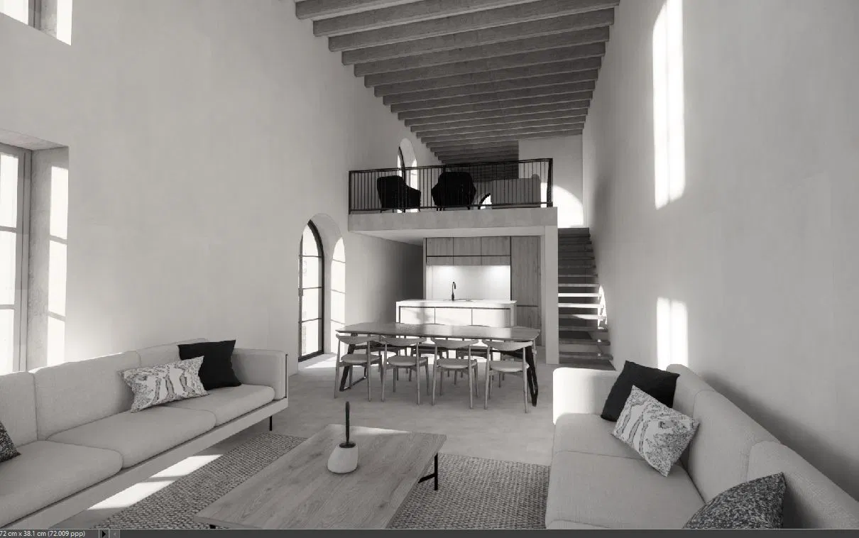 Casa antigua para reformar con proyecto, listo para construir-5