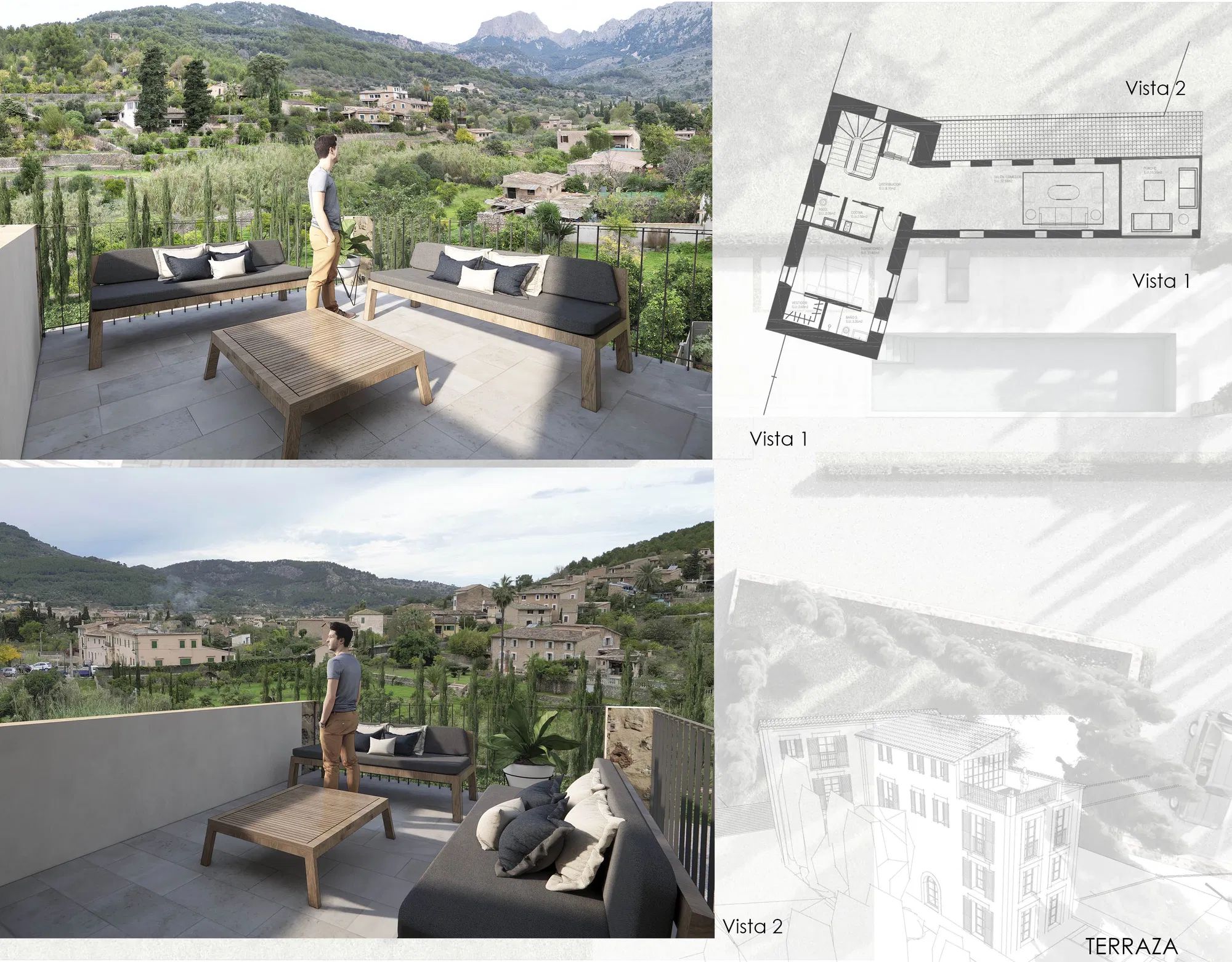 Casa antigua para reformar con proyecto, listo para construir-13