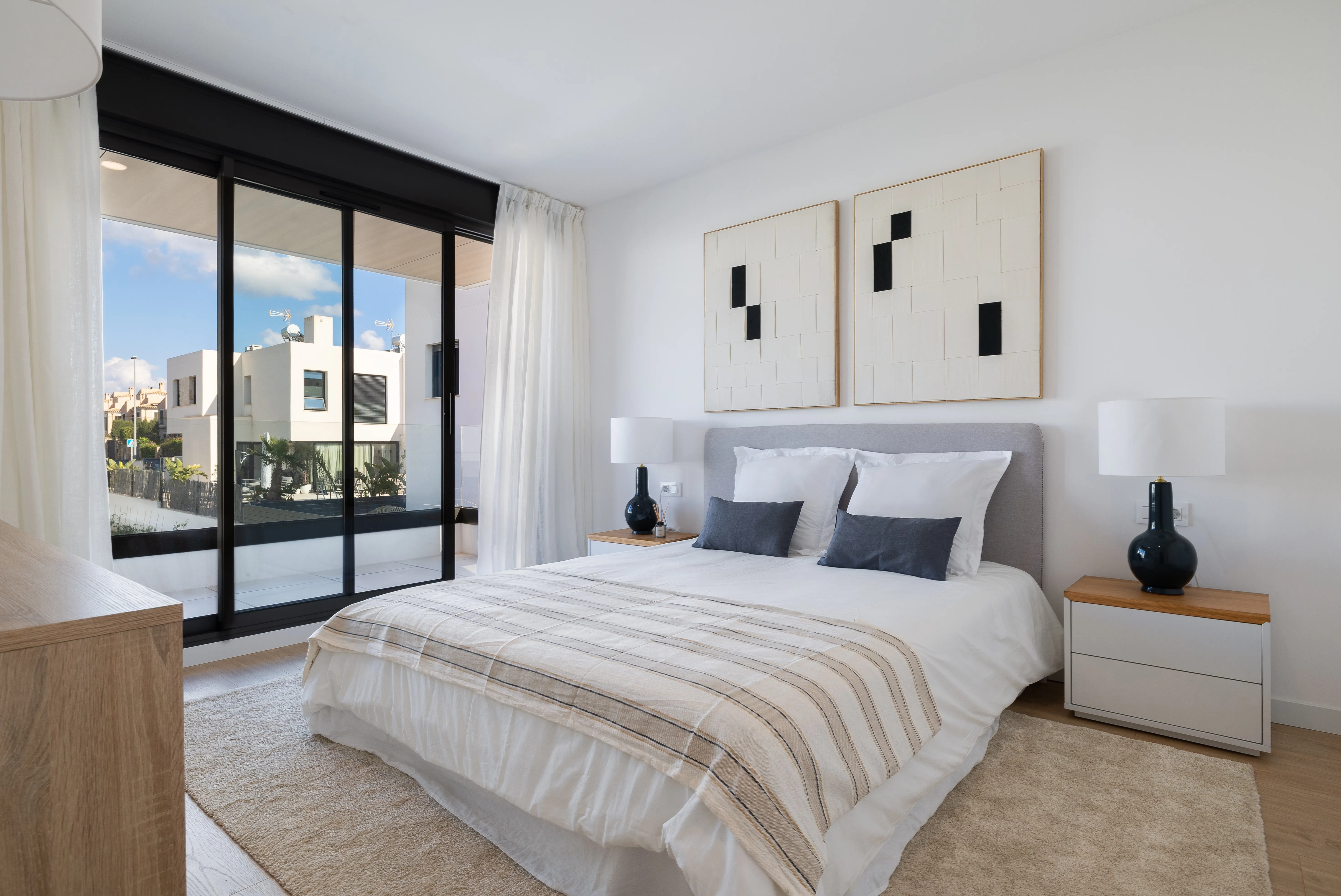 New built semi detached house with pool in Puig de Ros-11