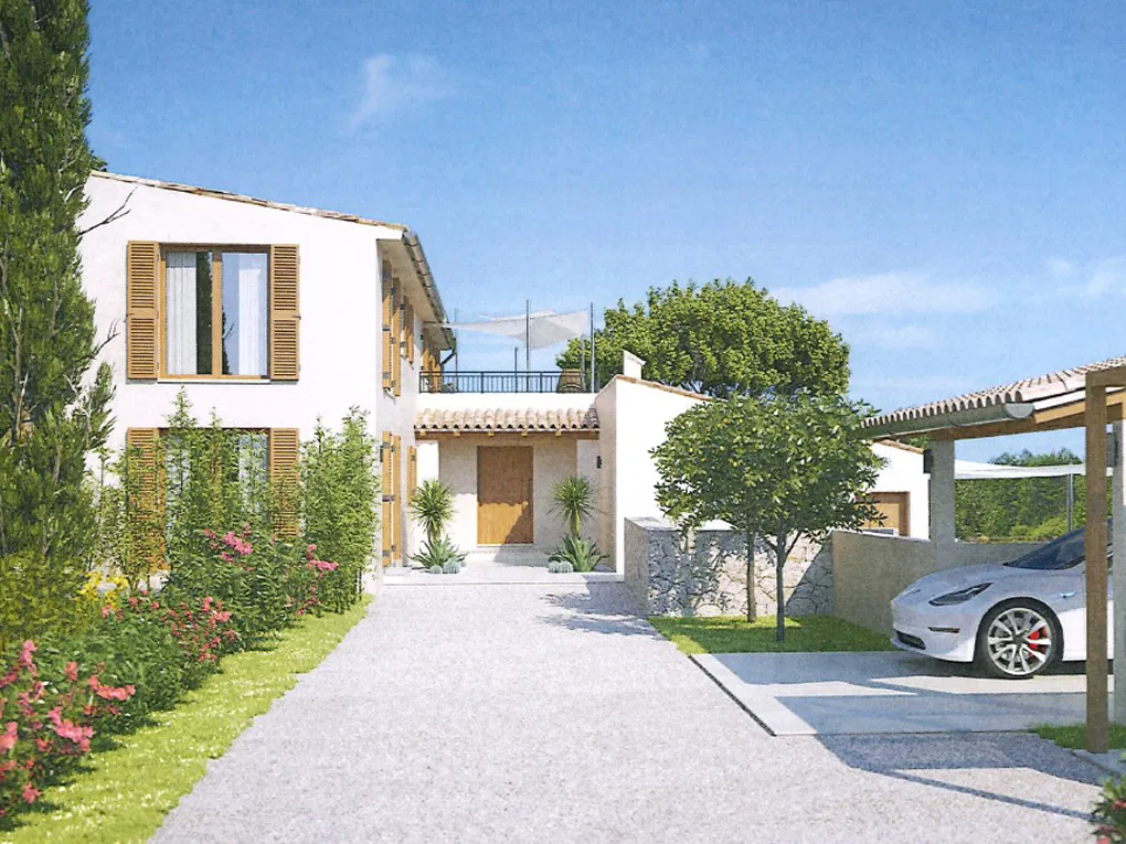 Projet de construction d'une maison de campagne de quatre chambres à Son Fe, Alcudia-4