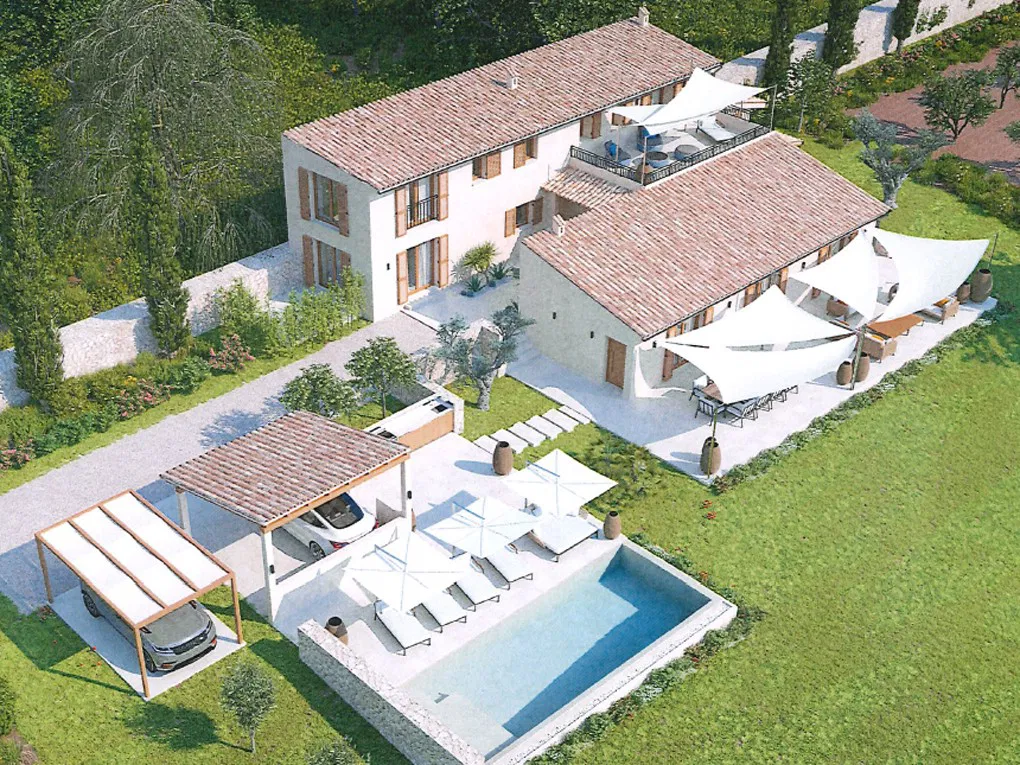 Projet de construction d'une maison de campagne de quatre chambres à Son Fe, Alcudia-5