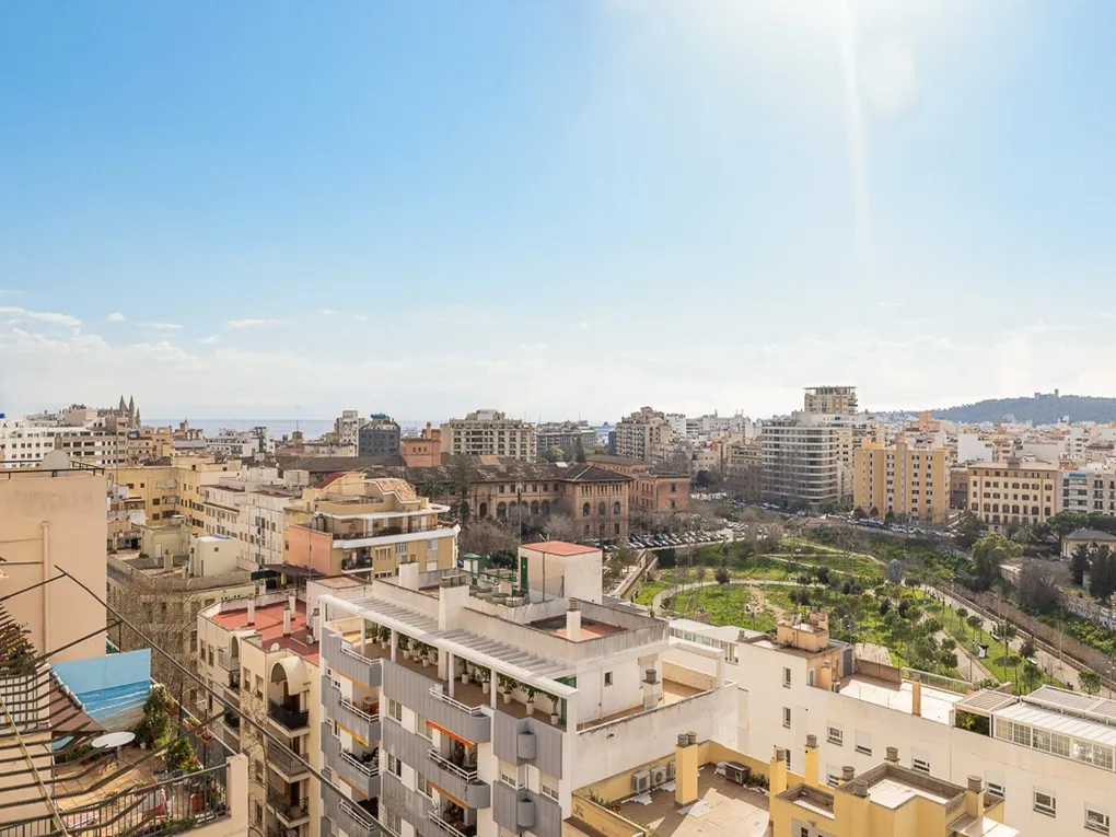 High-end renovated penthouse with elevator and garage-17