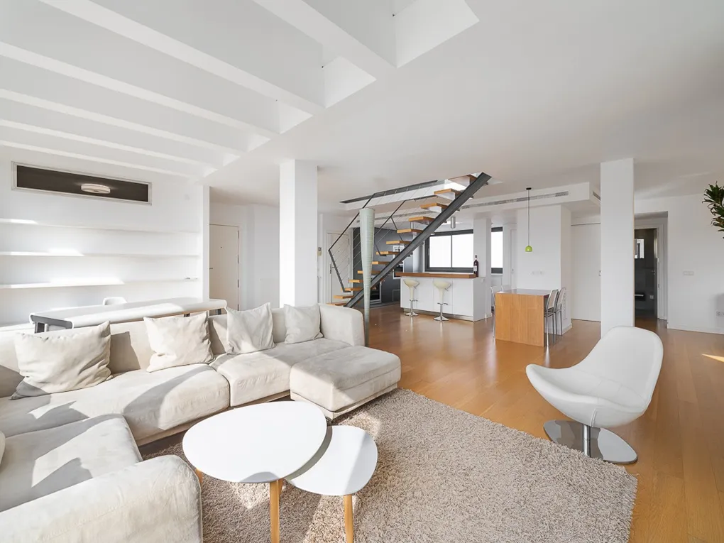High-end renovated penthouse with elevator and garage-3