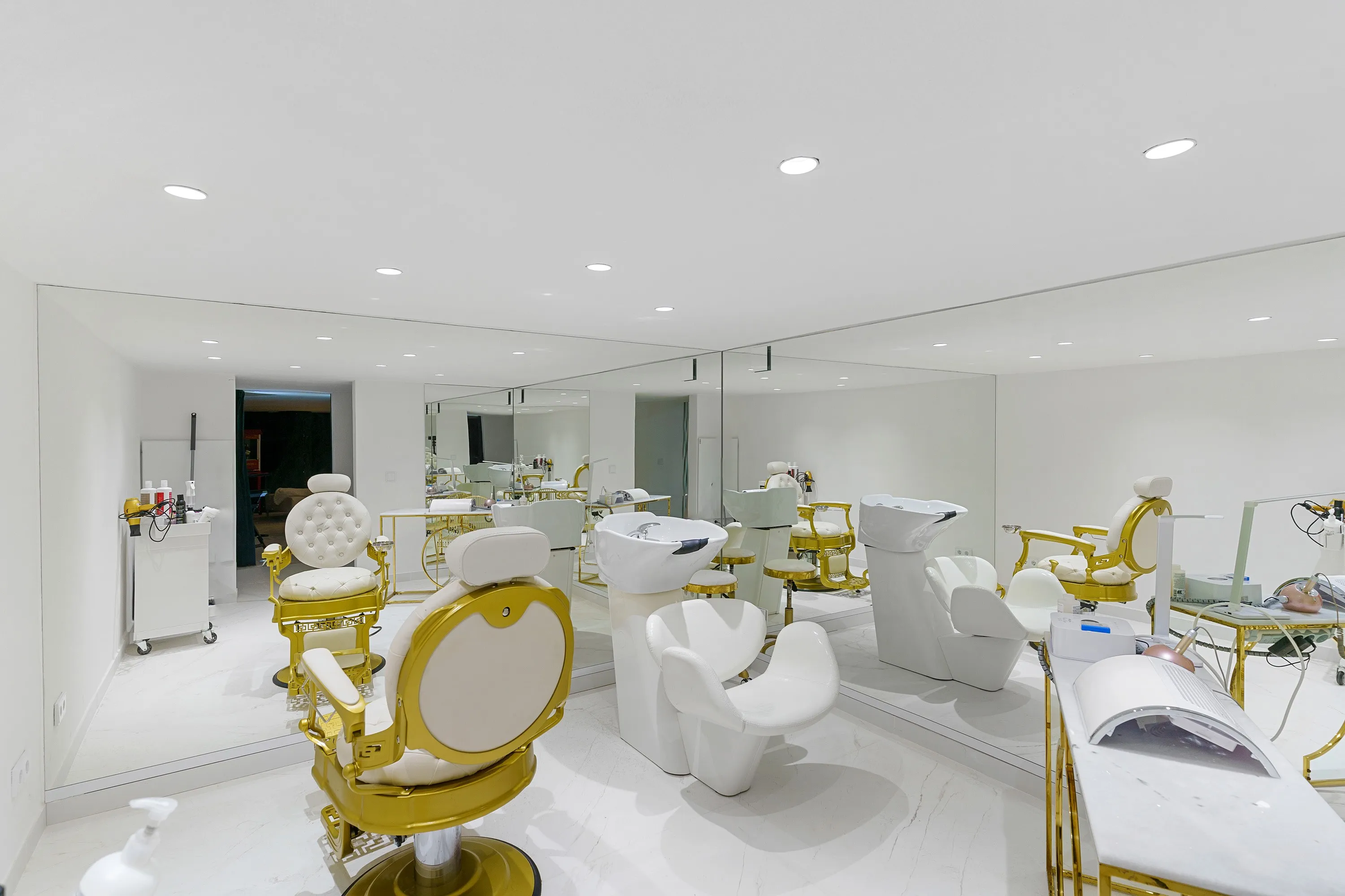 Villa neoclassica di design con vista sul mare-14