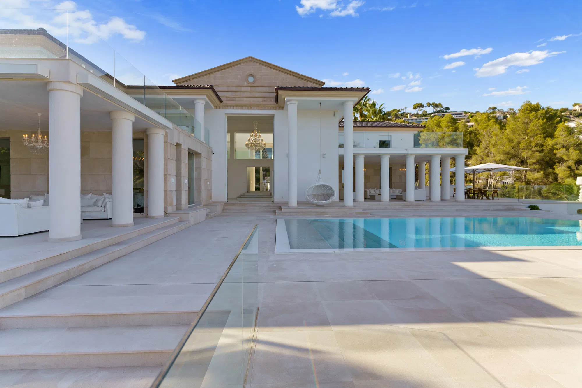Neoclassic designer villa with sea views in Son Vida-22