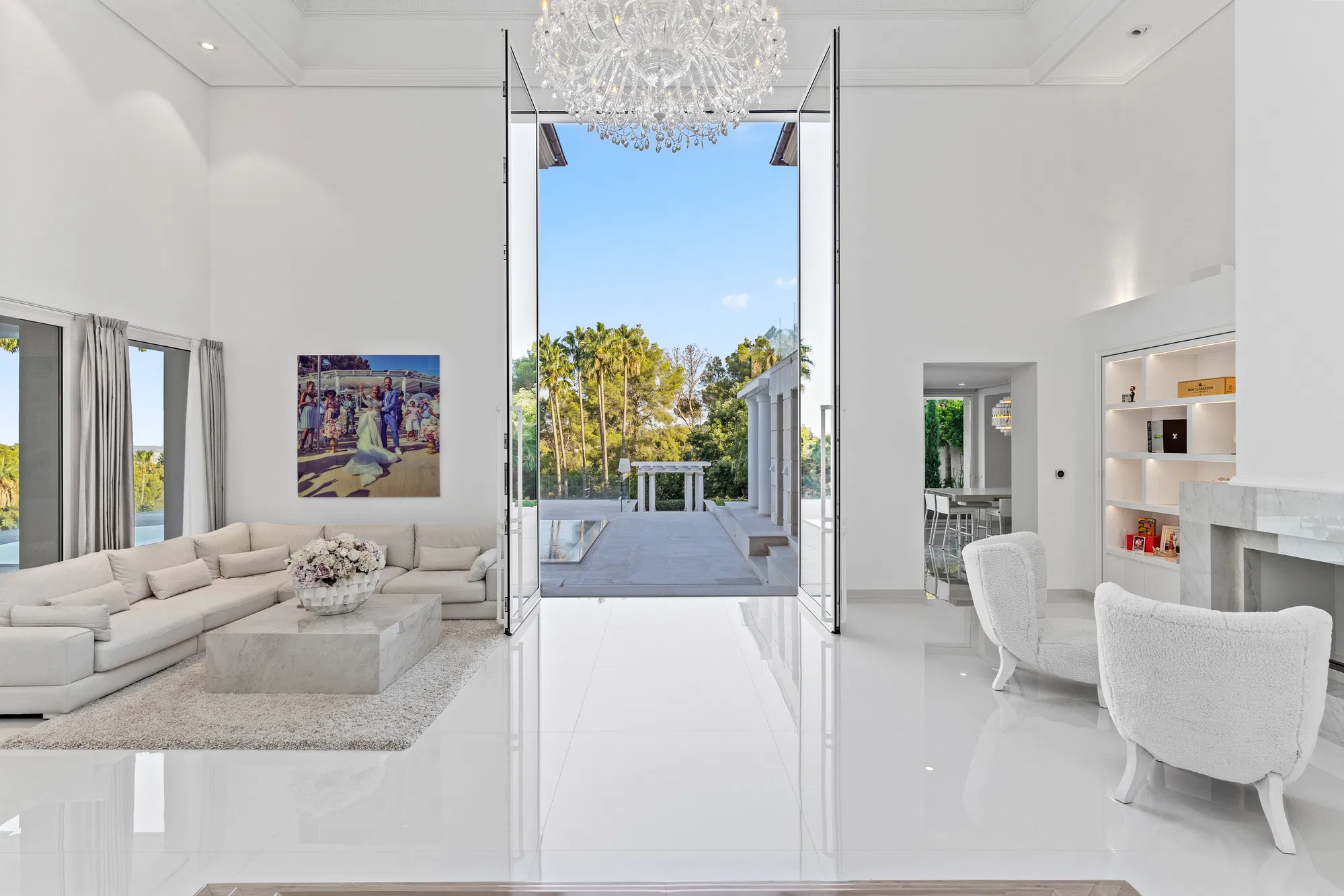 Neoclassic designer villa with sea views in Son Vida-6