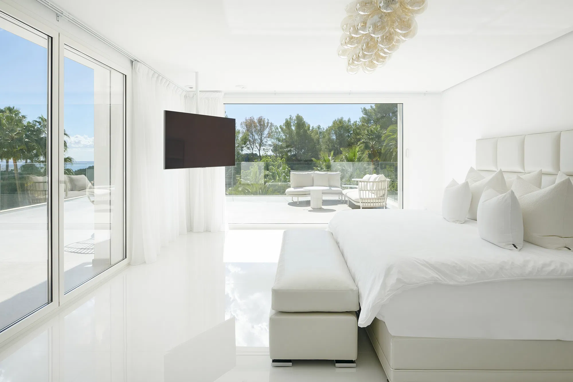 Neoclassic designer villa with sea views in Son Vida-9