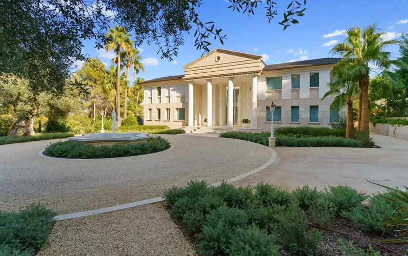 Neoclassic designer villa with sea views in Son Vida