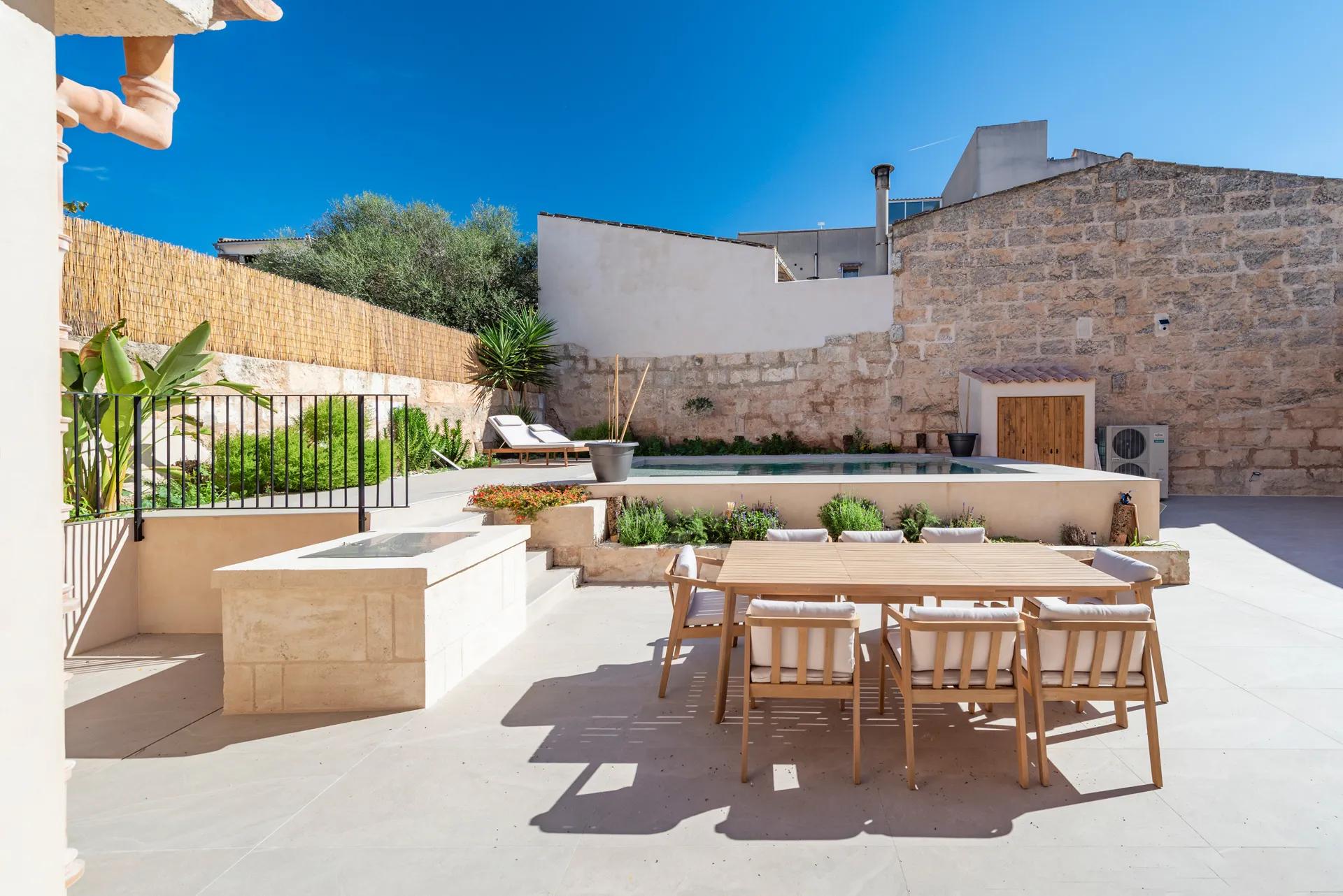 Gorgeous, modern townhouse in Muro with private courtyard and pool-13