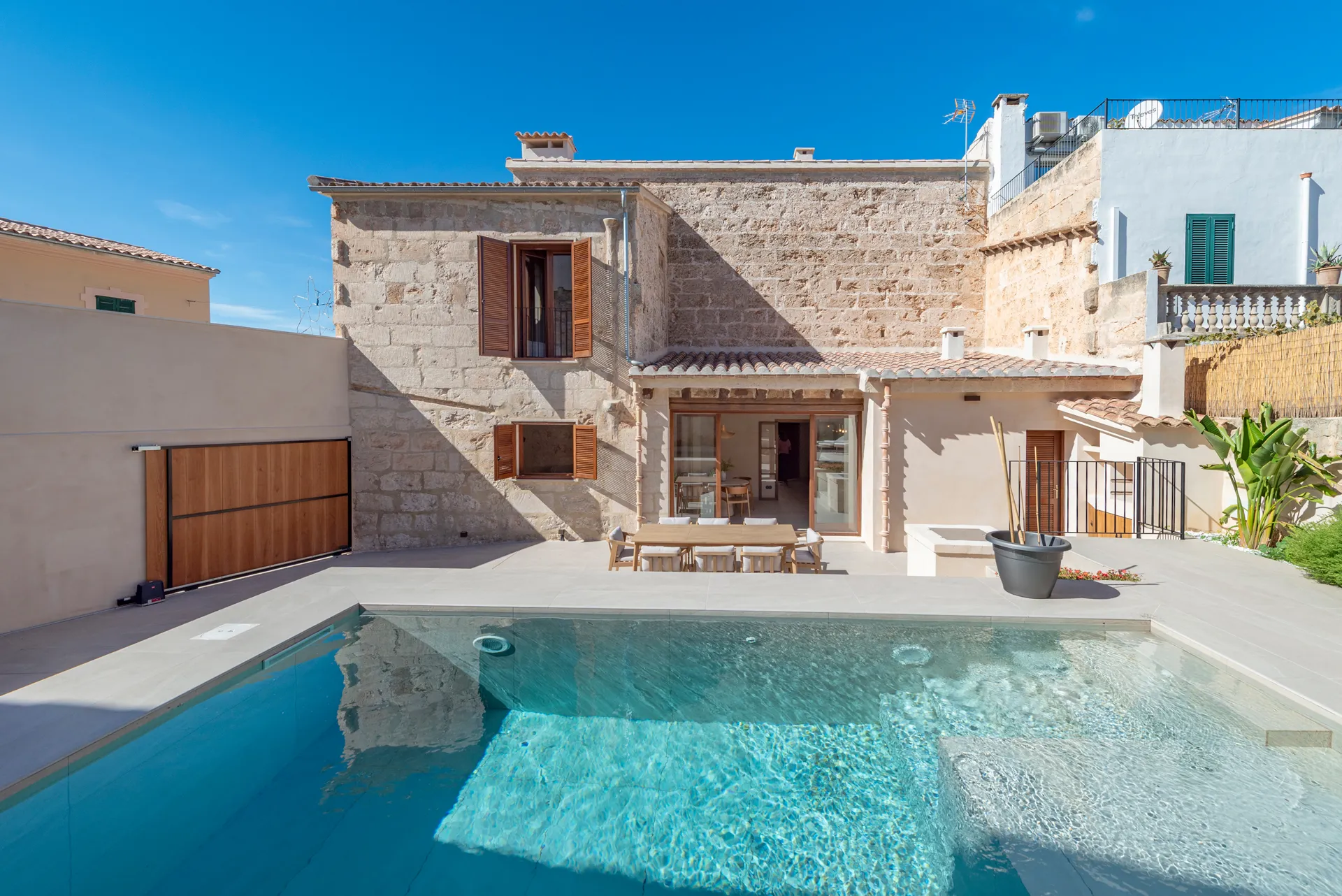 Gorgeous, modern townhouse in Muro with private courtyard and pool-2