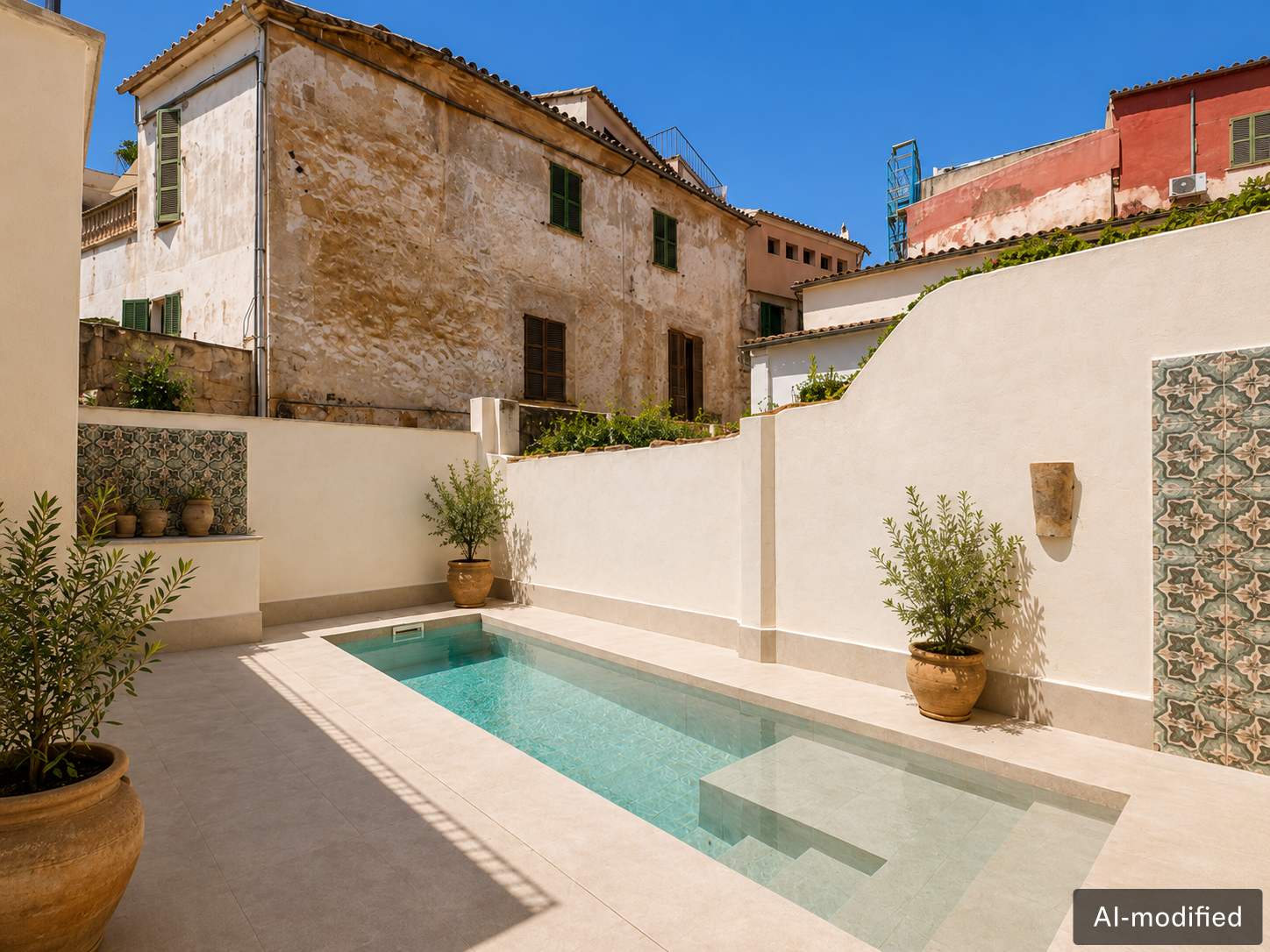 Charming duplex ground floor apartment in an exclusive residence with pool in Calatrava-8