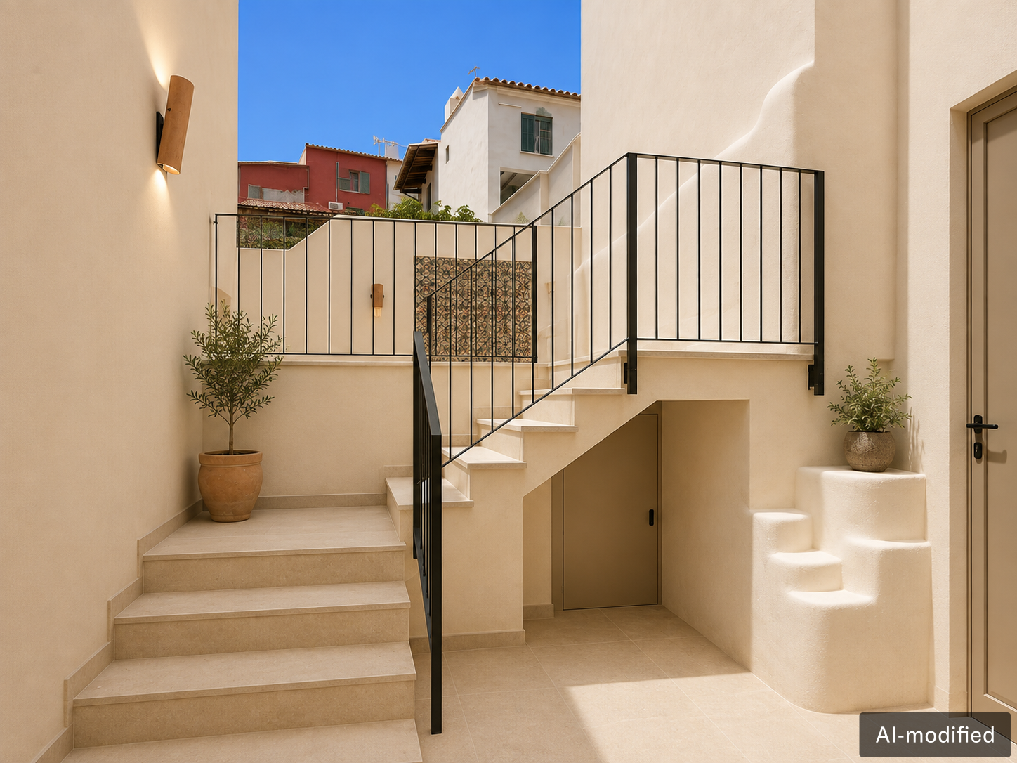 Charming duplex ground floor apartment in an exclusive residence with pool in Calatrava-7