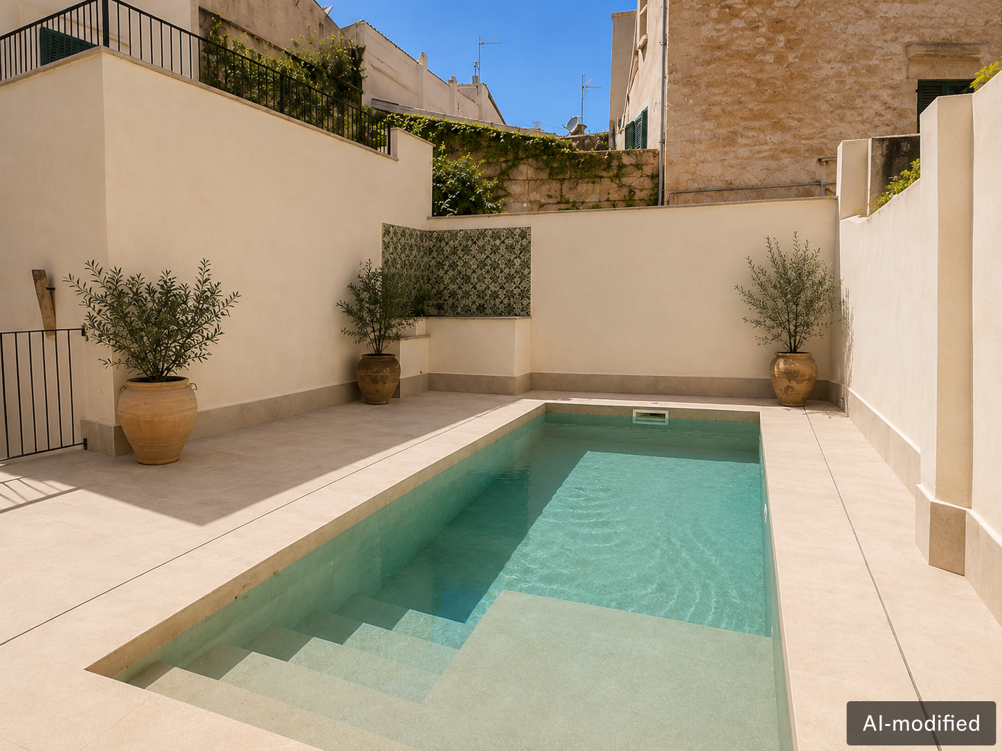 Charming duplex ground floor apartment in an exclusive residence with pool in Calatrava-9