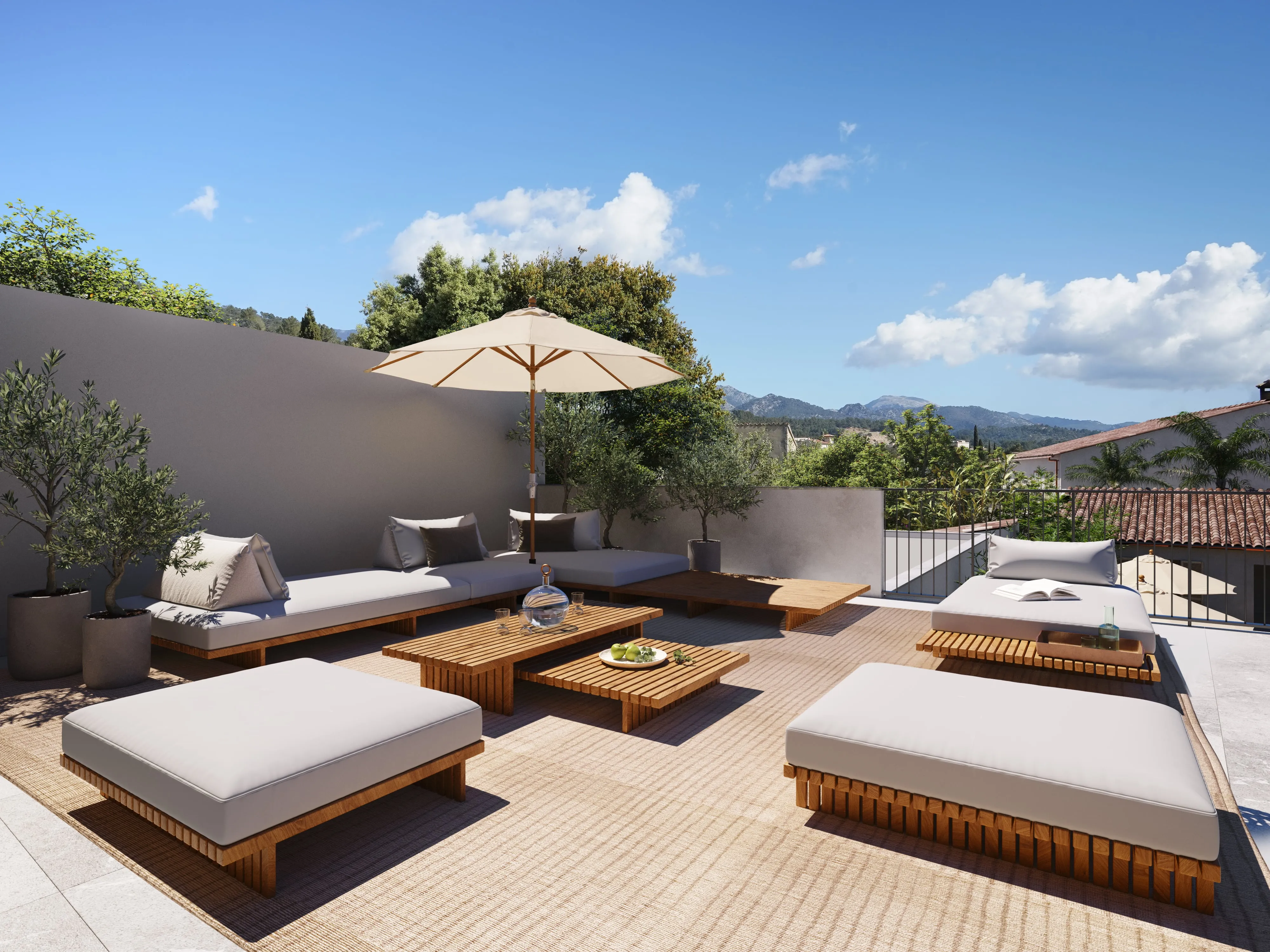 Een tijdloze mediterrane schuilplaats in het hart van Lloseta-13