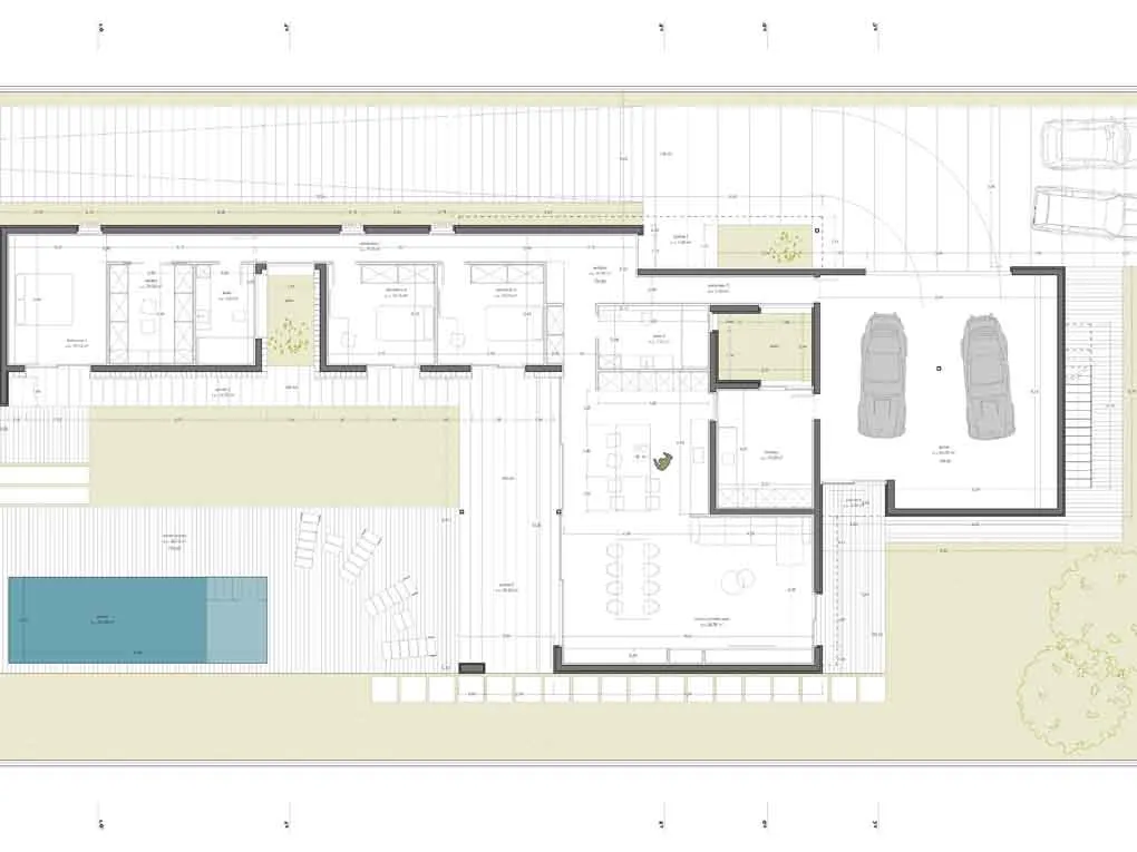 Perceel met bouwproject in tweede zeelijn in Sa Torre-5
