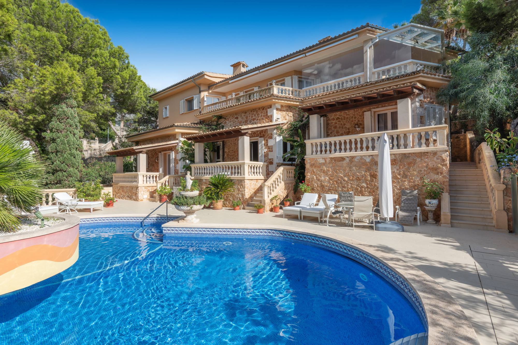 Spaziosa villa in stile mediterraneo con vista sul mare a Costa de la Calma