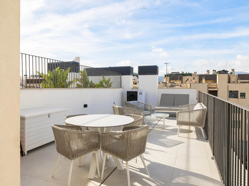 Modern penthouse - dakterras met gemeenschappelijk zwembad-3