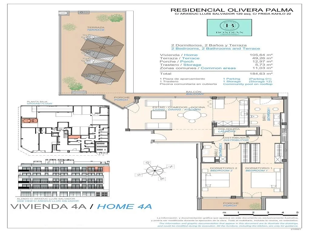 Modern penthouse - dakterras met gemeenschappelijk zwembad-20