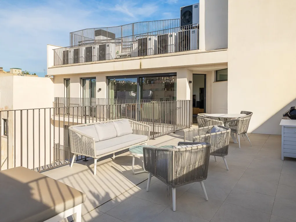 Modern penthouse - dakterras met gemeenschappelijk zwembad-16