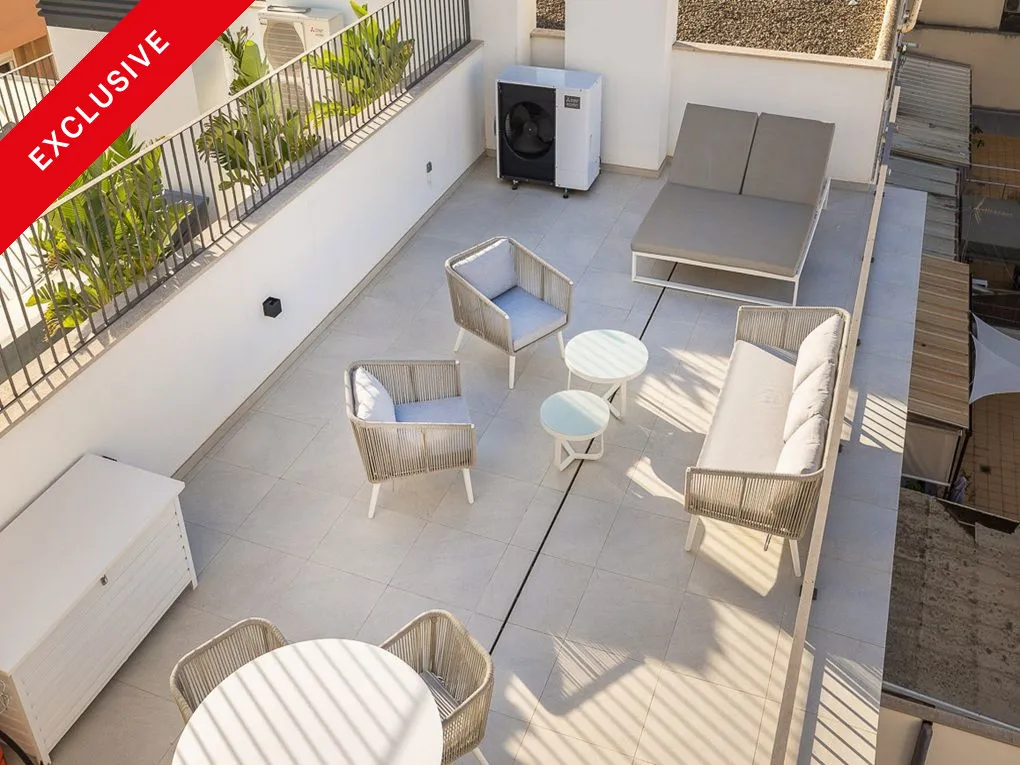 Modern penthouse - dakterras met gemeenschappelijk zwembad-1