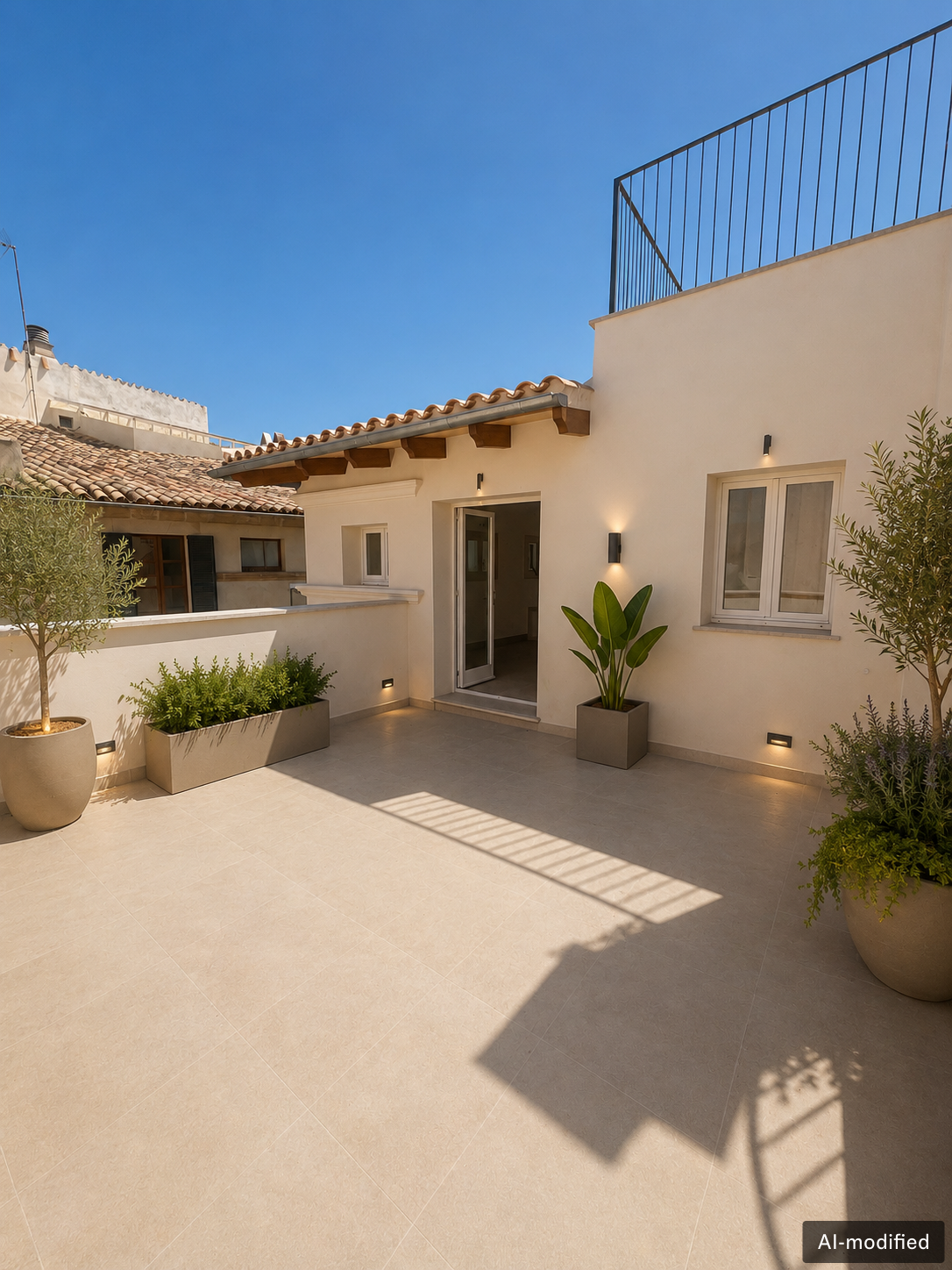 Exclusive first-occupancy penthouse with private roof terrace, elevator and pool in Calatrava
