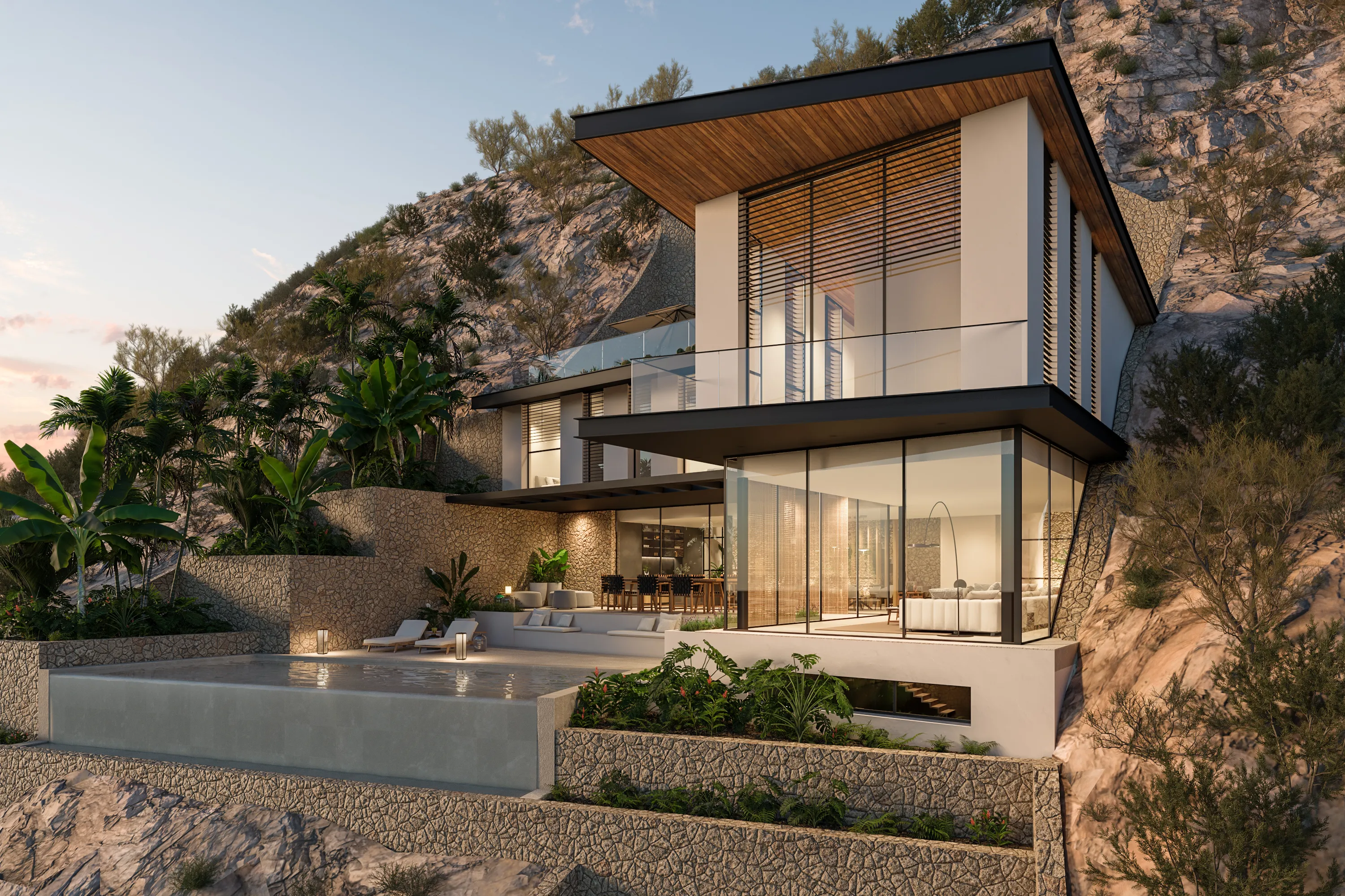 Building plot in second sea line with submitted planning application-6